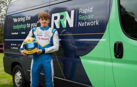Max Hall brings his TCR UK racing car to the RRN HQ