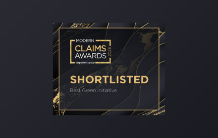 Rapid Repair Network shortlisted for ‘Best Green Initiative’ at Modern Claims Awards